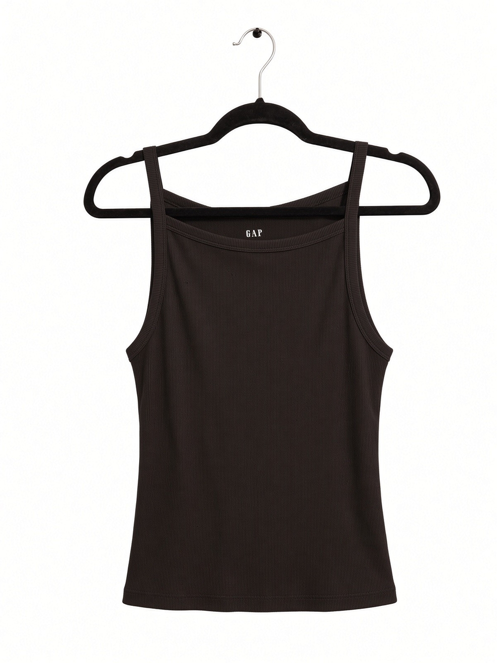 GAP Women’s Black Ribbed Tank Top
